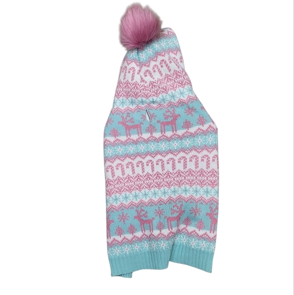 Cynthia Rowley Dog Sweater Coat Mint Pink - Picture 2 of 2